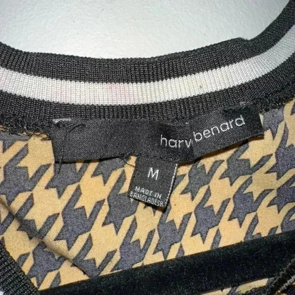 Harve Bernard Blouse for Women, M, Yellow & Black - Picture 10 of 11